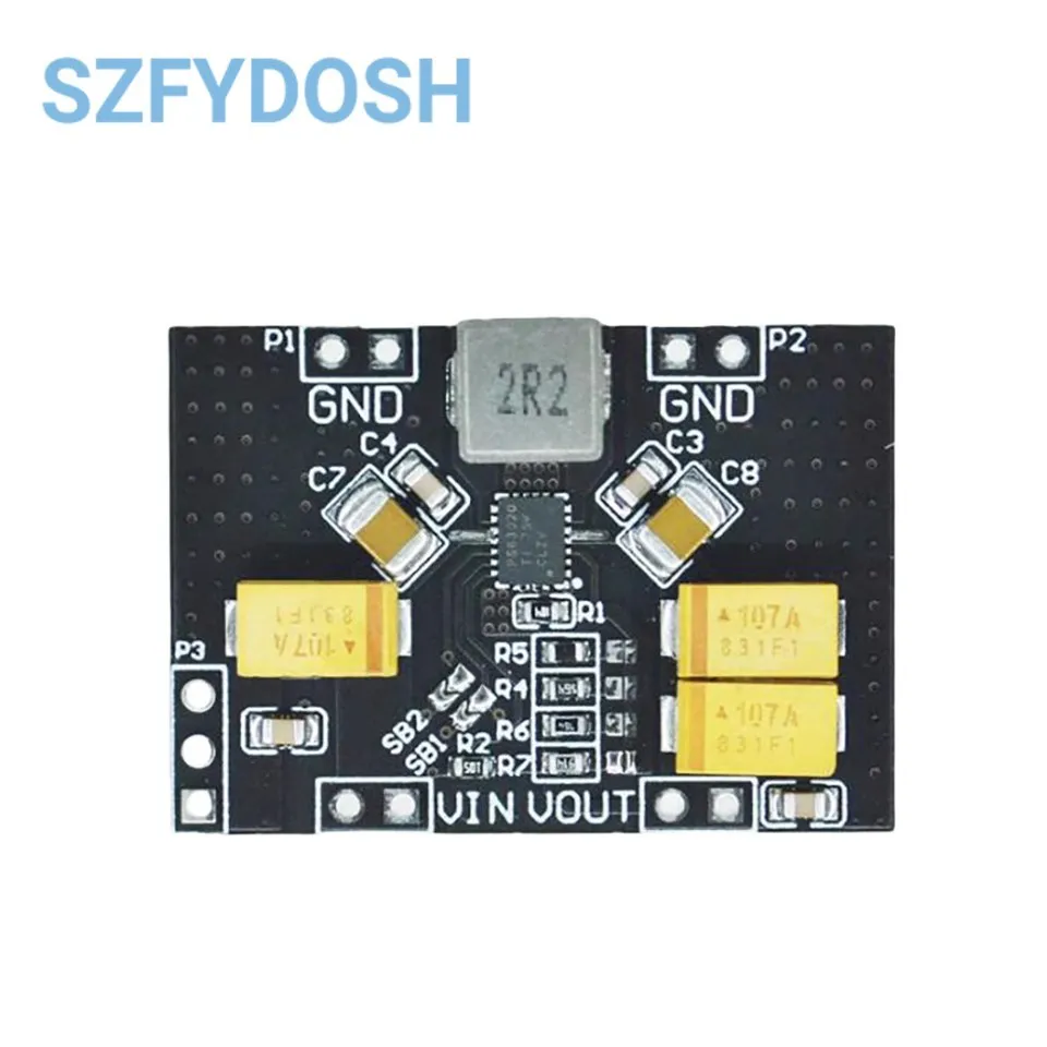 TPS63020 modul daya otomatis buck, 2.5V 3.3V 4.2V 5V baterai lithium riak rendah