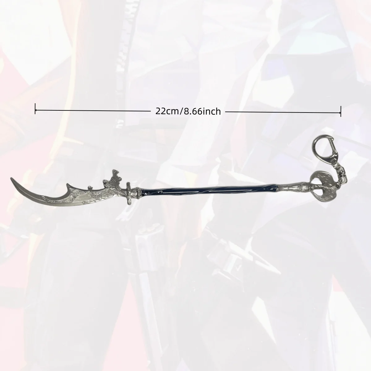 8.6 بوصة إلدن لوريتا الحرب المنجل معدن كاتانا السيف الساموراي صابر النينجا سكين اليابانية كاتانا صابر تأثيري اكسسوارات الدعامة لعبة