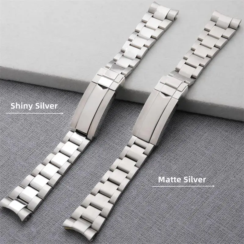 NFR 316L Stainless Steel Watchband For Rolex Strap For 40mm Dial SUBMARINER DAYTONA Watch Band Glidelock Buckle 20mm Bracelet