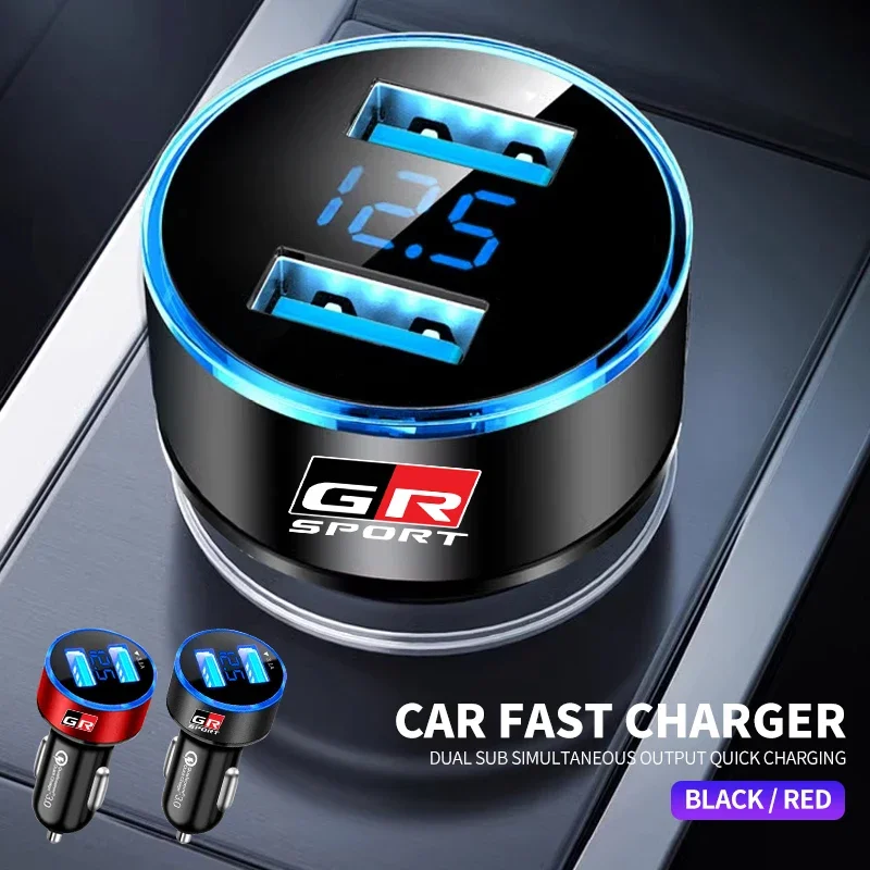 

Автомобильное зарядное устройство Super Fast Charger QC 4.0 PD 3.0 для Toyota GR GAZOO RACING Toyota Yaris Hilux Corolla Prius Avensis Auris Rav4