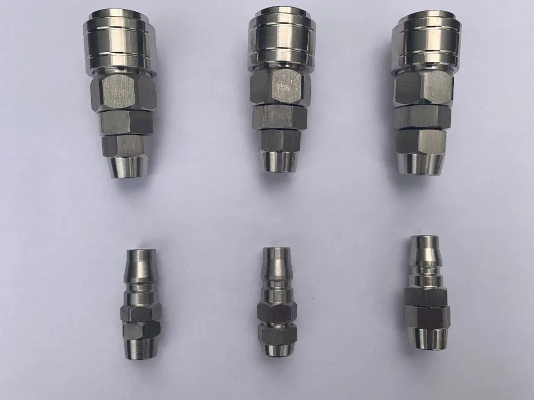 

1set 304 Stainless Steel Pneumatic Coupler C Type Quick-Connect Hose Fittings For Air Compressor 20SP+20PP 30SP+30PP 40SP+40PP