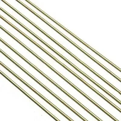 10 Pcs Brass Solution Flux Core Fusible Welding Wire Electrode Tool 16MM x25CM Perfect for Non Temperature Cold Welding