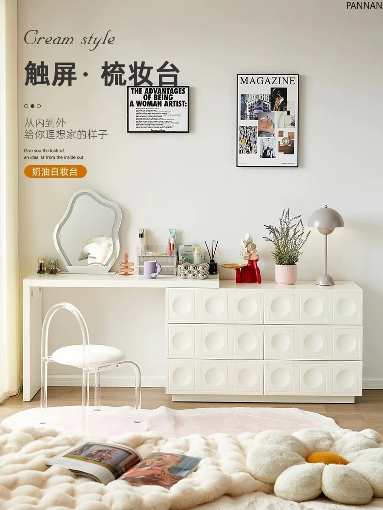 Dresser, chest, integrated bedside locker