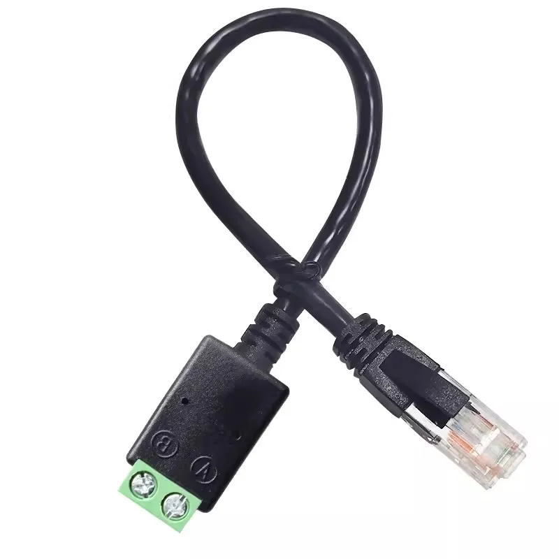 RJ45 TO 2PIN 4PIN Terminal Rs485 Network Cable RJ45 connector RJ45 Male to 485 Connector Splitter For CCTV DVR Exntendsion cable