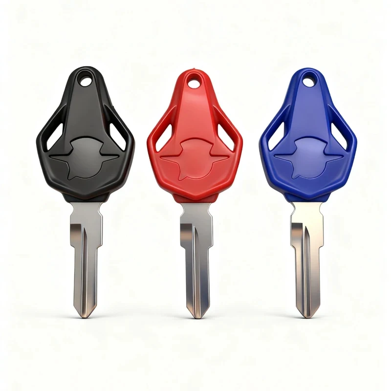 1/2/3Pcs Motorcycle Uncut Blank Key Blade Detachable Chip Key For MV Agusta MV800 F3 F4 RVS 1090 Replacement Spare Key