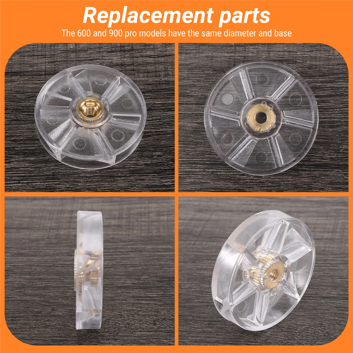 قطع غيار تروس القاعدة العلوية الجديدة المكونة من 3 قطع لخلاط 600 وات 900 وات