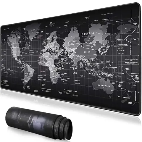 지도 마우스 패드 대형지도 책상 매트 보호대 게임 마우스 패드 사무실 테이블 장식 키보드 긴 패딩 노트북 컴퓨터 게이머 매트