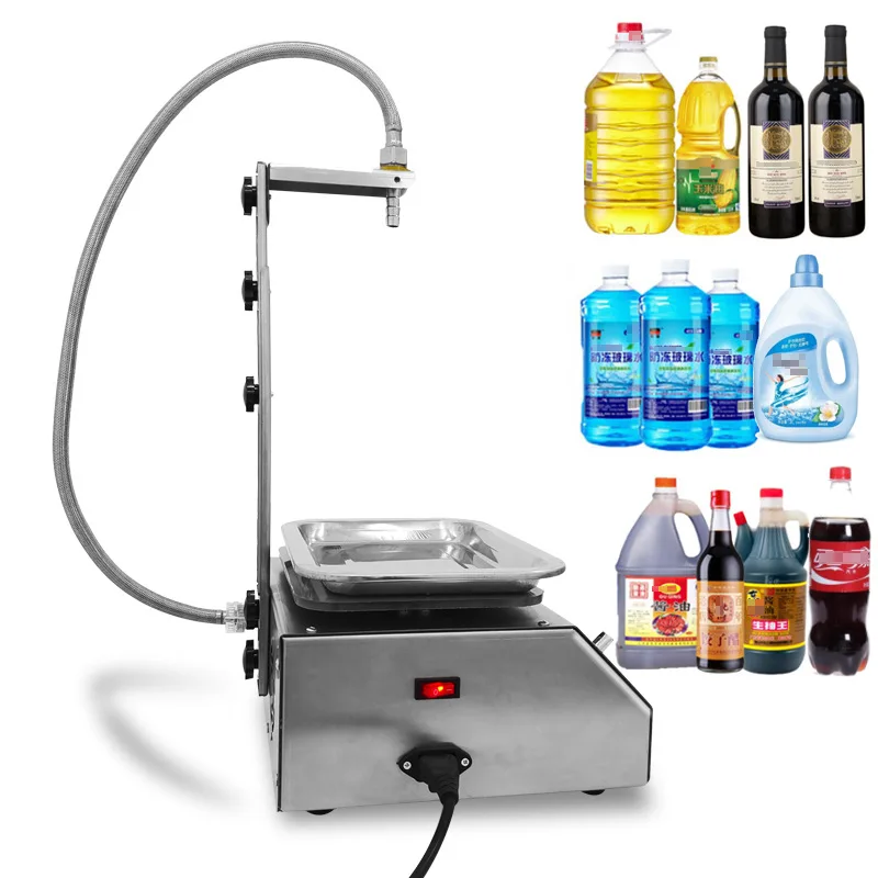 New Small Automatic Filling Machine Weighing Time Quantitative Liquid Laundry Detergent Filling Machine Water Beverage Wine Juic