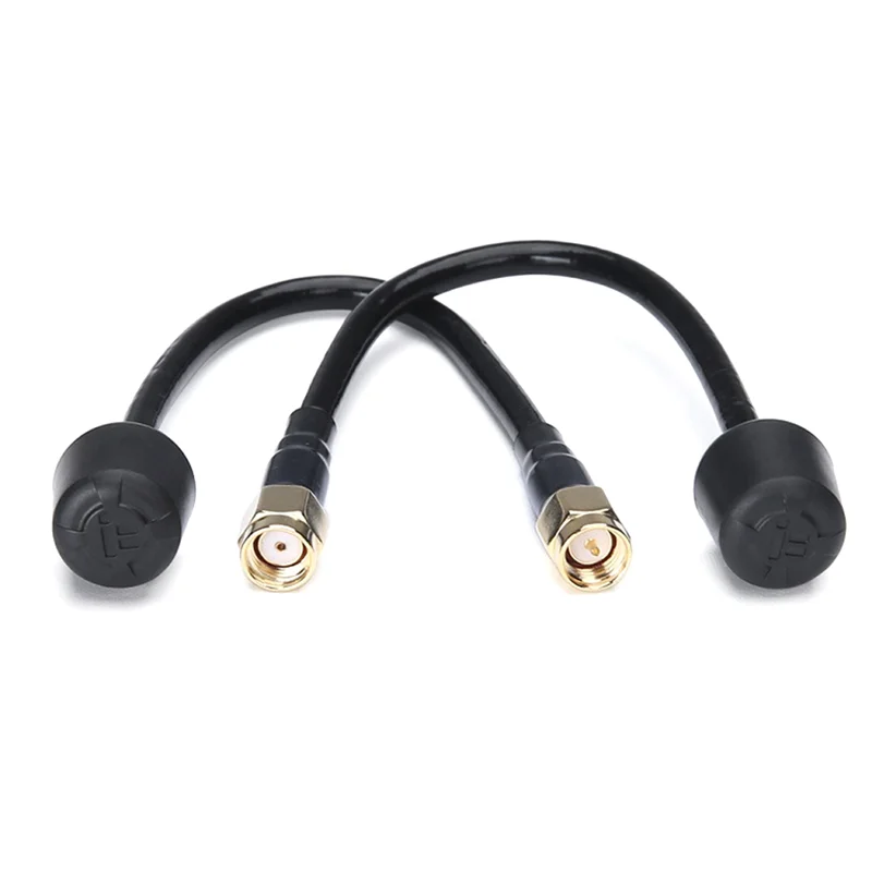 AS96-2PCS 5.8Ghz 3Dbi 5000-6000Mhz 150Mm RHCP RP-SMA / SMA FPV Antenna For RC FPV Drone Part