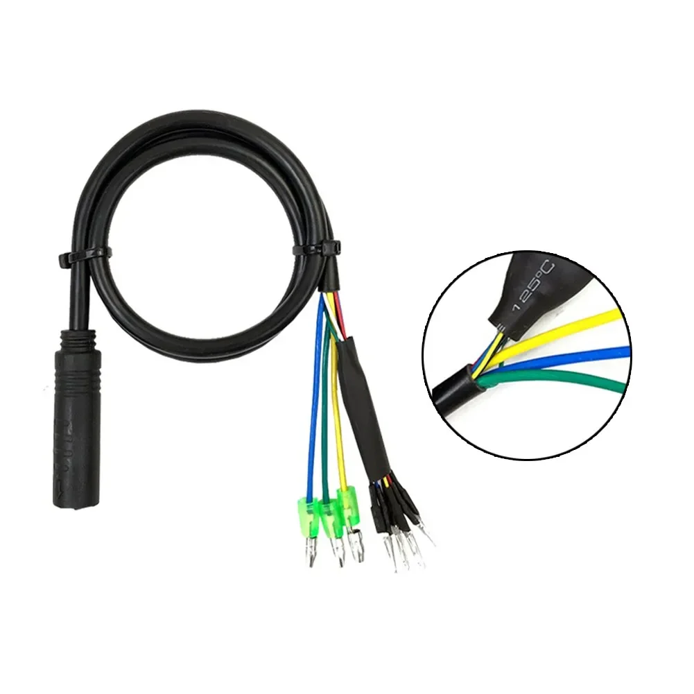 

Electric Bicycle 130cm 9 Pin Female Extension Motor Cable Motor Adapter With Hall Connector EBike Lines Accessories Parts