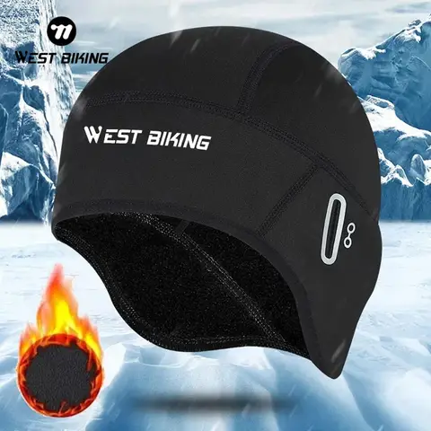 Winter Skull Cap Fleece Helmet Liner West Biking