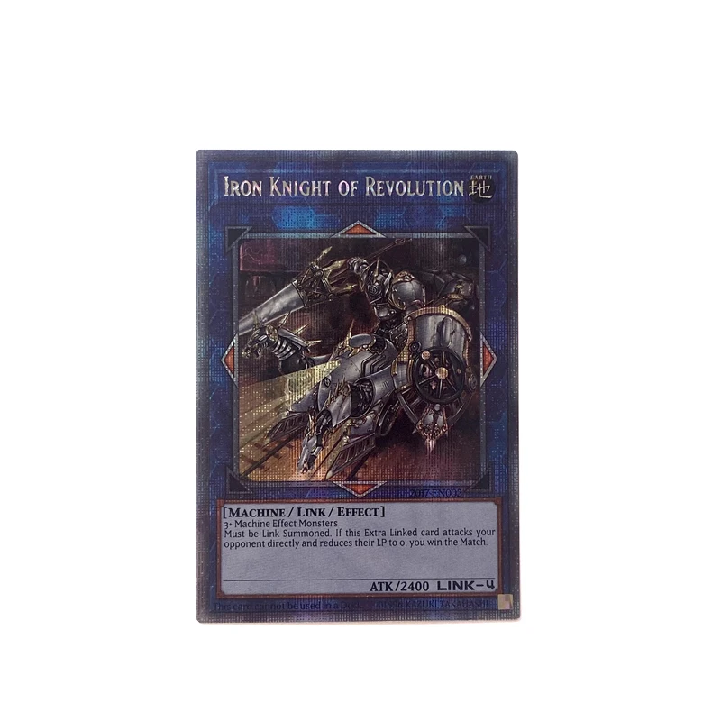 

Yu Gi Oh Iron Knight of Revolution and Sanctity of Dragon ，DIY collection of artificial games, anime card