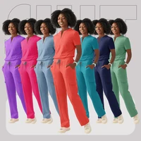 Nueva ropa de trabajo de dentista, uniforme médico suave para mujer, ropa de trabajo para tienda de mascotas, ropa de trabajo para cirugía, uniformes quirúrgicos para médico y enfermera