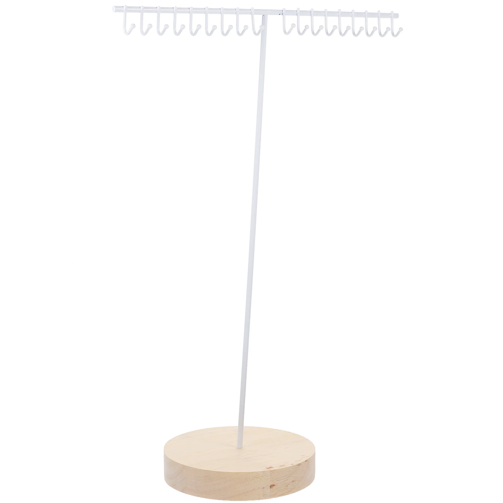 

Necklace Display Stand Metal Holder Black Jewelry Organizer Home Iron Rack for Necklace Earrings Storage 120cm