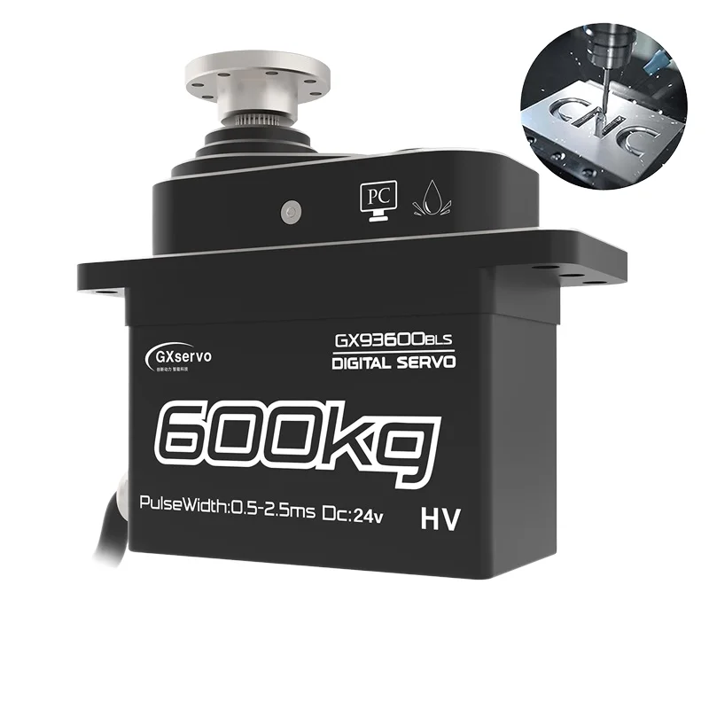 GX Yipin 16,8 V A280BVSW 600 kg großes Servo-Monster-Drehmoment 0,09 Sek. Hochgeschwindigkeits-3S/4S BLS für 1/5 RC Truck/Buggy aus Metall