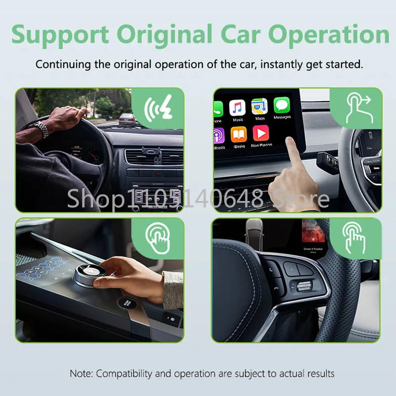 صندوق Carplay سلكي إلى صب الشاشة اللاسلكية محول صندوق ربط ذكي معالج ثنائي النواة