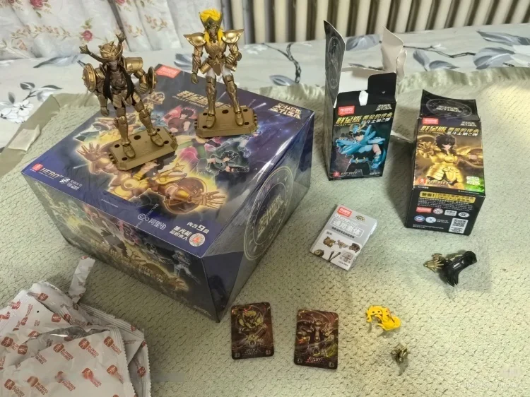 Blokees Saint Seiya Galaxy Version 2 شخصيات الحركة Camus Hoyoga Dohko Milo Shiryu Pegasus Nachi أنيمي التماثيل لعبة المشجعين هدية