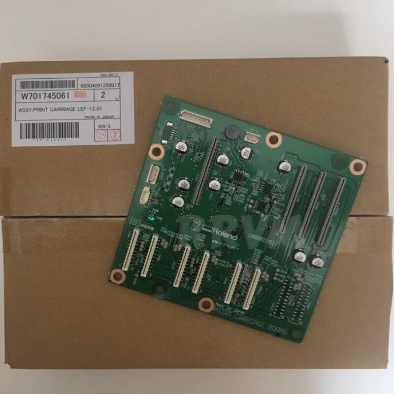 Imagem -04 - Imprimir Carriage Board para Roland Trolley Board W701745061 Assy Coleção de Impressão Lef12i Lef-12 100 Novo 1pc