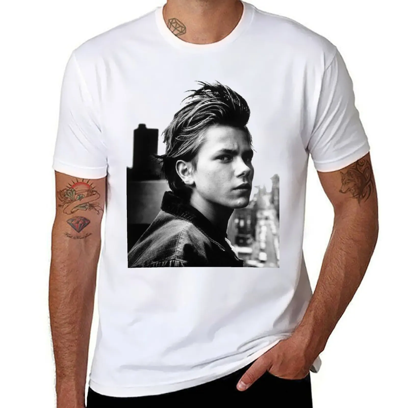 

River Phoenix T-Shirt man t shirts for men man t shirt luxury T-Shirt