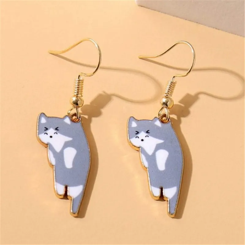 2023 Neue Lustige Kleine Schwarze Katzen-Ohrringe für Frauen, Modische Niedliche Tier-Ohrstecker, Mode-Party-Schmuck, Geschenke, Großhandel – Detail 30