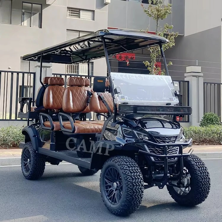 For Club Car EZGO 48V 72V Lithium Solar Panel 6 Passenger Off Road Sightseeing Electric Golf Cart Buggy Assembly