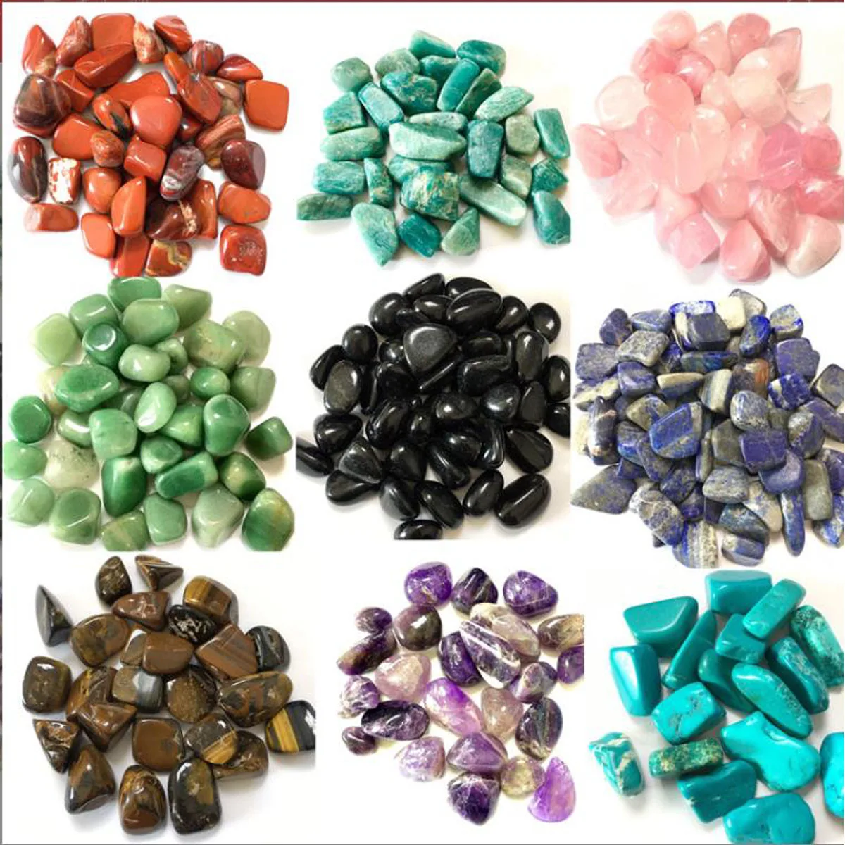 13 Variety Natural Quartz Crystal Chips 5mm - 7mm Small Gemstones 50g Bulk Lot for essential oil bottle fish tank gardening