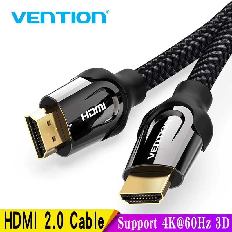 Kabel HDMI Vention kabel 4K HDMI do HDMI 2.0 do PS4 Apple TV 4K przejściówka przedłużacz 60Hz kabel wideo Cabo HDMI 3m