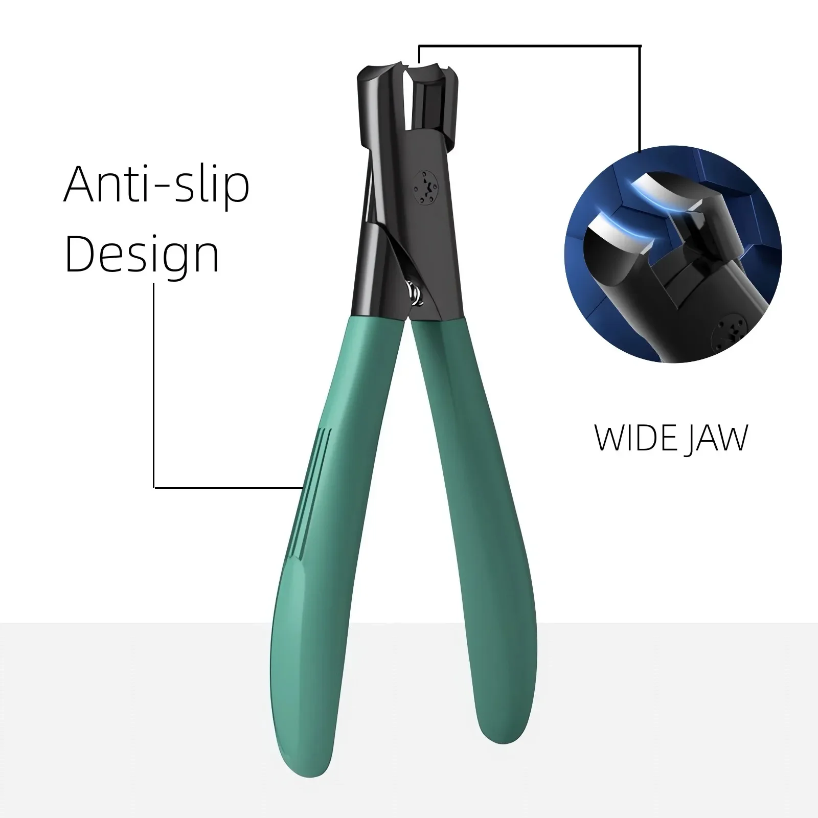 Nail Clippers Anti-slip Grip Ultra Sharp Stainless Steel Fingernail Toenail Heavy Duty Large Nail Cutters Trimmer with Nail File