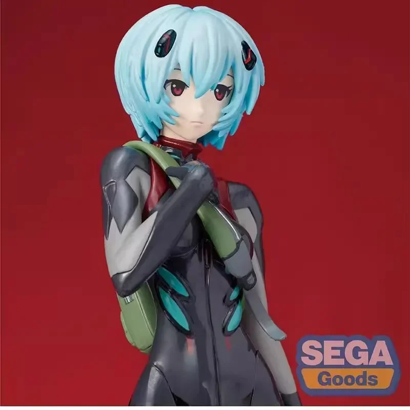 SEGA Original Rebuild of Evangelion Figurka anime Ayanami Rei Racing Queen Długie włosy Figurka akcji Zabawki dla dzieci Prezent Kolekcjonerski