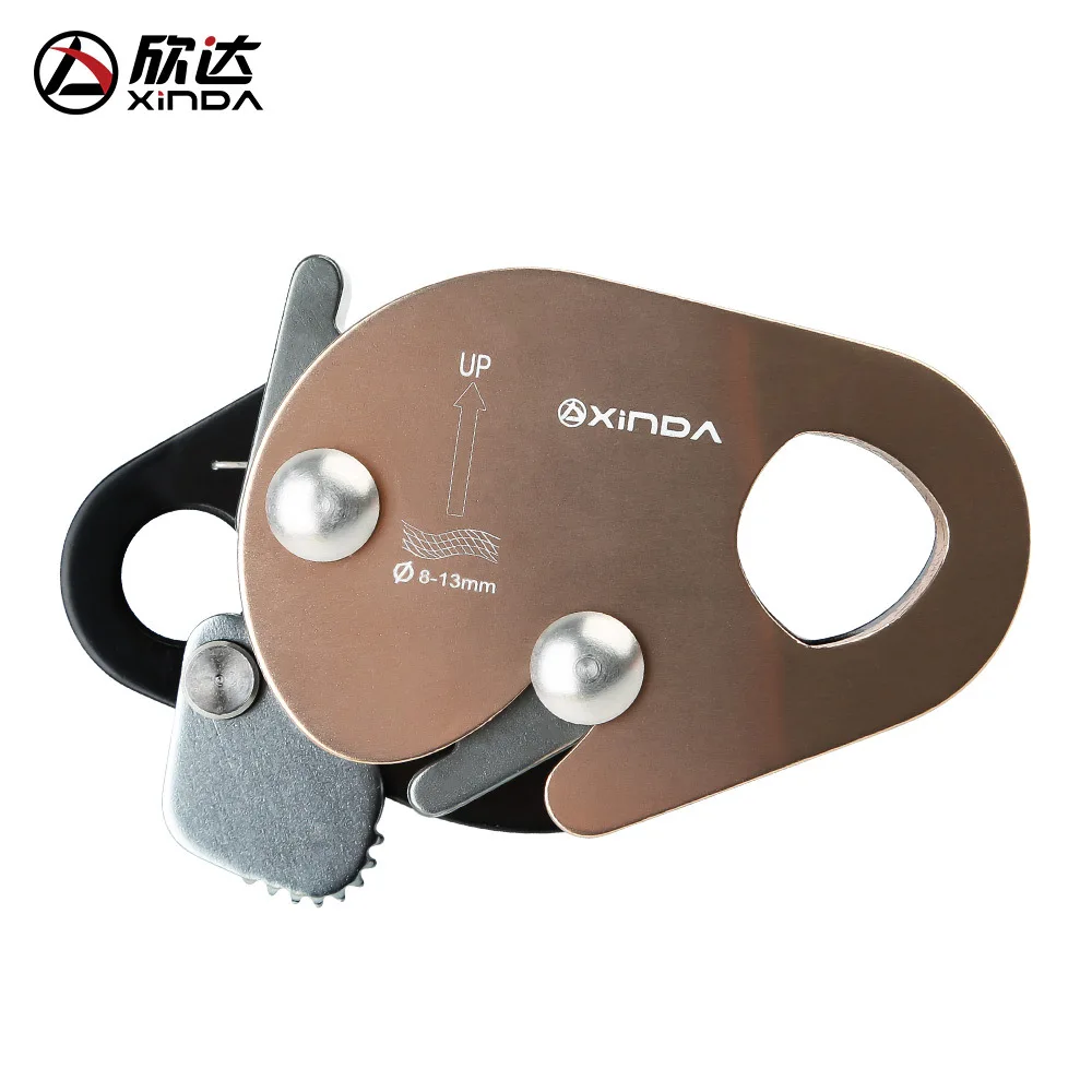 Outdoor High-Altitude Rock Climbing Protection Device Anti-Fall Rapid Descent Self-Locking Grab Rope P126