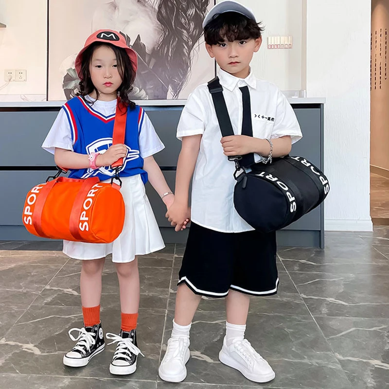 Small Gym Sports Fitness Bag for Kids Children'S Travel Luggage Weekend Handbag Outdoor Shoulder Duffle Mini Crossbody Bag