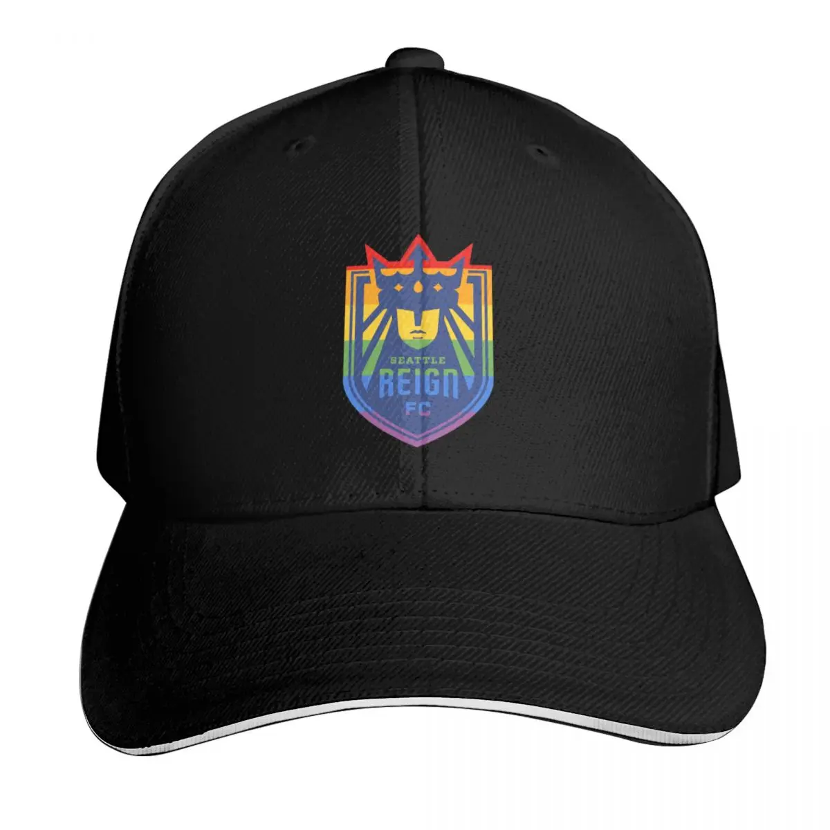Boné de beisebol Seattle Reign FC Pride, boné de sol, chapéu masculino, chapéu com fecho traseiro, boné de designer, chapéus femininos e masculinos