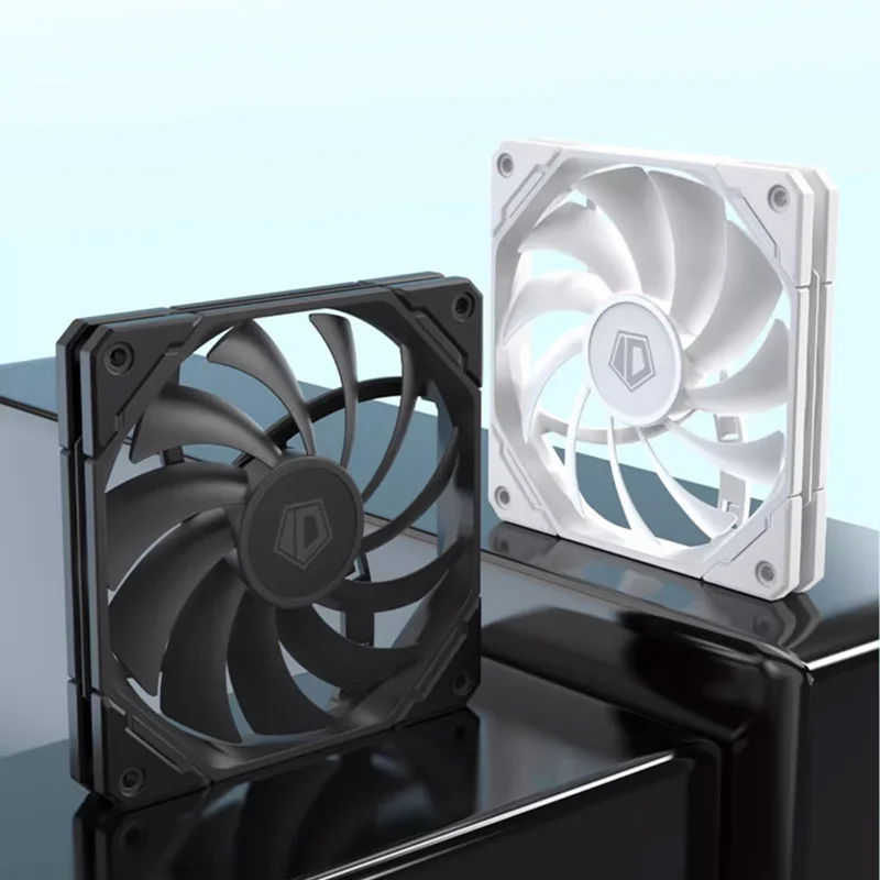 ID-COOLING TF-12015 120mm Cooling Fan Thinckness 15mm Ultra-Thin PC Case Fan 4Pin PWM Temperature Control Mute CPU Cooler 2