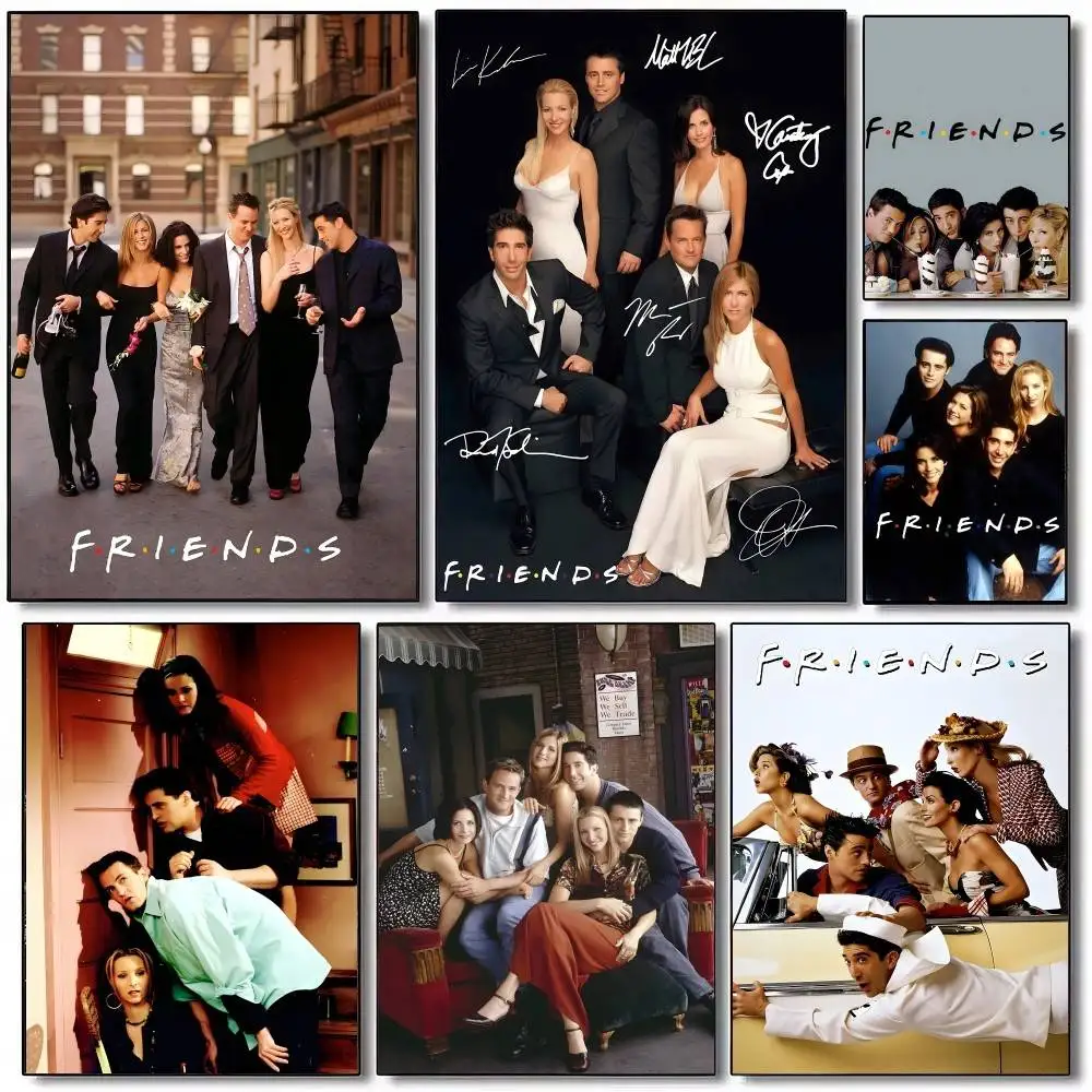 F-Friends TV Show Good Quality Prints And Posters Vintage Room Bar Cafe Decor Home Decor