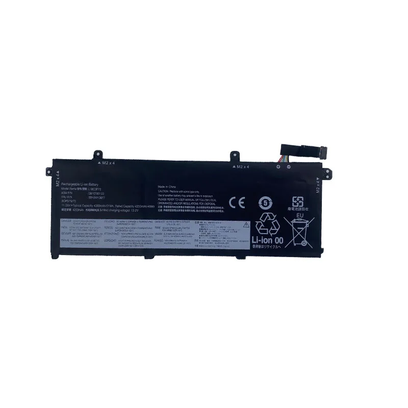 Imagem -03 - Bateria do Portátil para Lenovo Thinkpad T490 T495 P43s Series L18c3p72