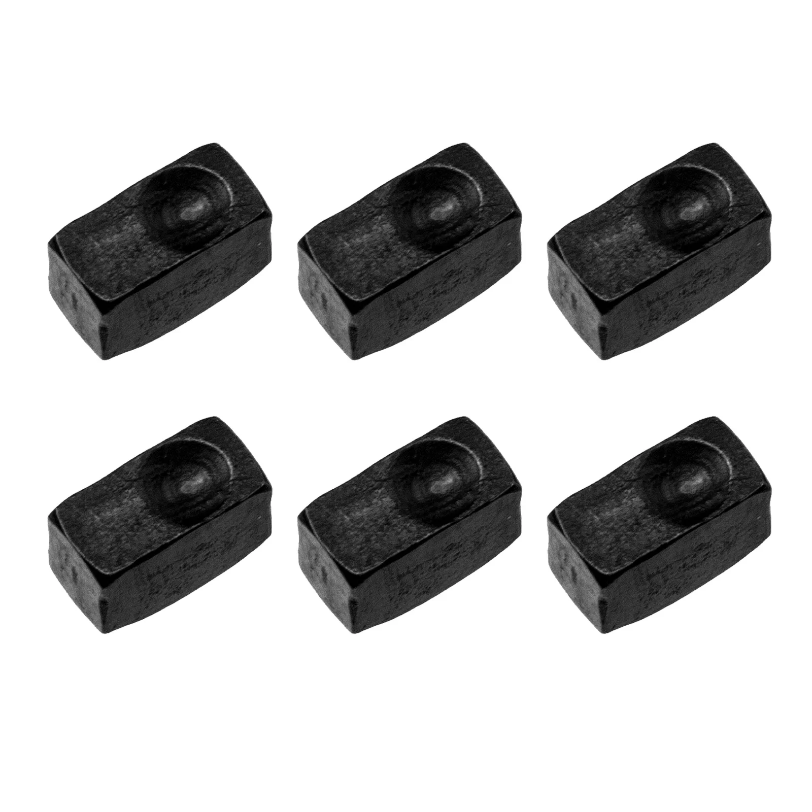 

6pcs Bridge Saddle Insert Blocks Electric Guitar Accessories Metal Locking String Inserts For Tremolo Bridge Replacement Repair