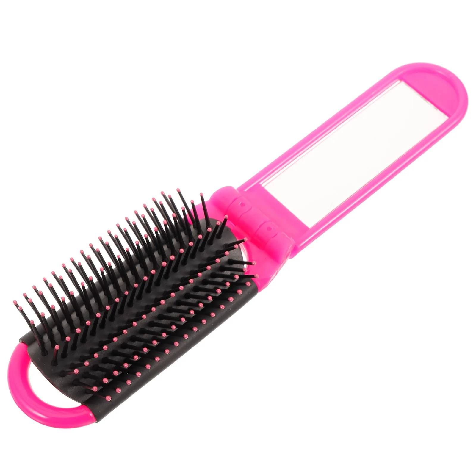 

Hair Brush Detangling Comb Portable Mirror for Women Thin Hair Ergonomic Handle Gentle Scalp Styling Tool Styling Brush