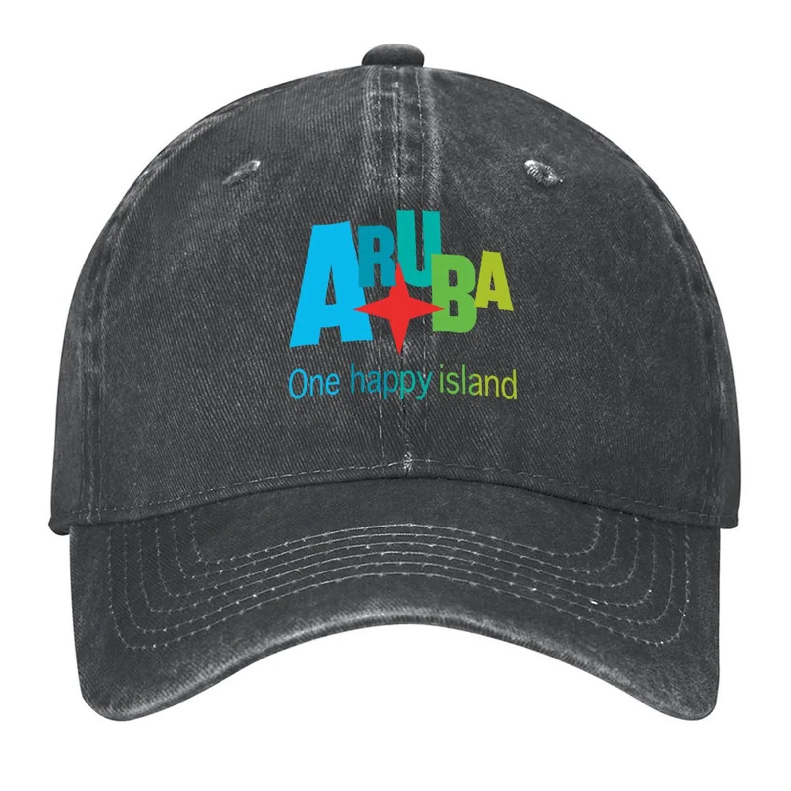 Aruba One Happy Island - все в цветах. Бейсбольная кепка, дропшиппинг, пляжная кепка дальнобойщика, новая шляпа для мужчин и женщин