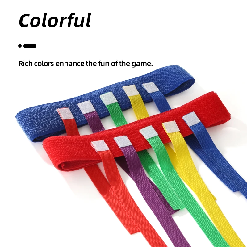 Kids Outdoor Funny Game Catching Tail Belt Training Equipment Sport Toy Kindergarten Adult Teamwork Play Boys Girls