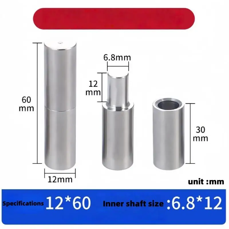1개 스테인리스 스틸 304/201 용접 도어 샤프트 원통형 힌지 캐비닛 도어 힌지 분리형 도어 샤프트