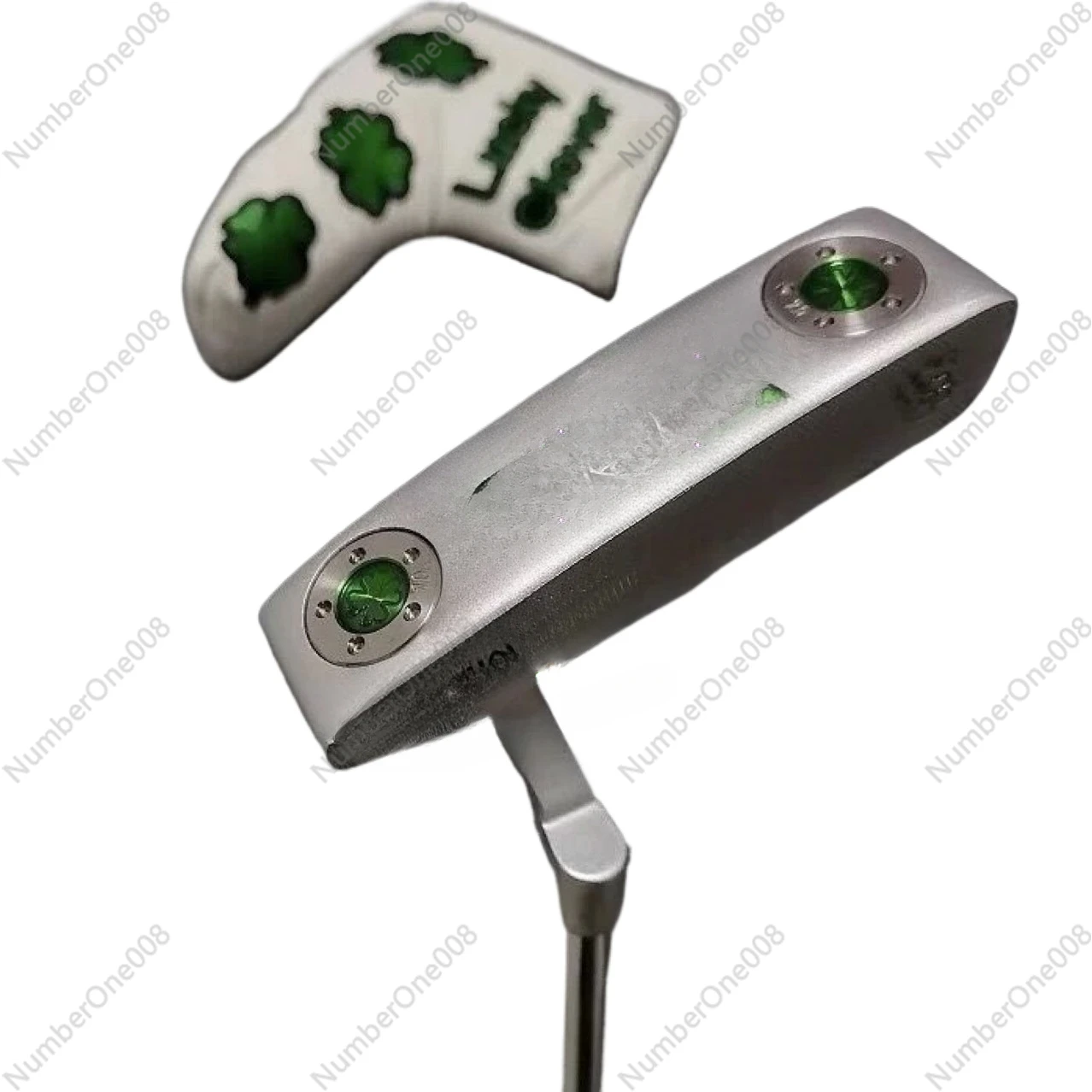 Golf Club Straight Putter Scotty Camer2 GOLF Silver Four-leaf Clover with Rod Sleeve