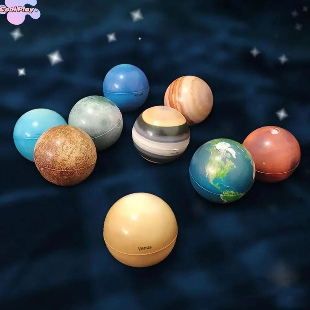 

for Children Bouncy Ball Stress Relief Ball Toy Sponge Ball Printing Star Ball Earth Globe Ball Eight Planets Moon Star Ball