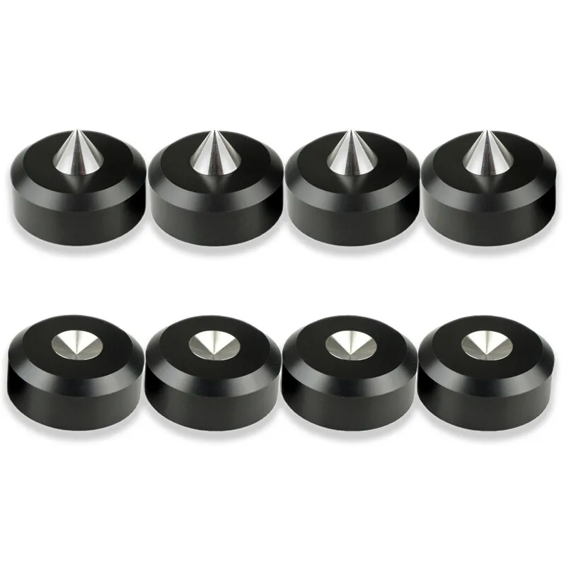 4PCS Premium 40mm Speaker Isolation Spikes Anti-shock Vibration Damping Feet Stand Base Pads