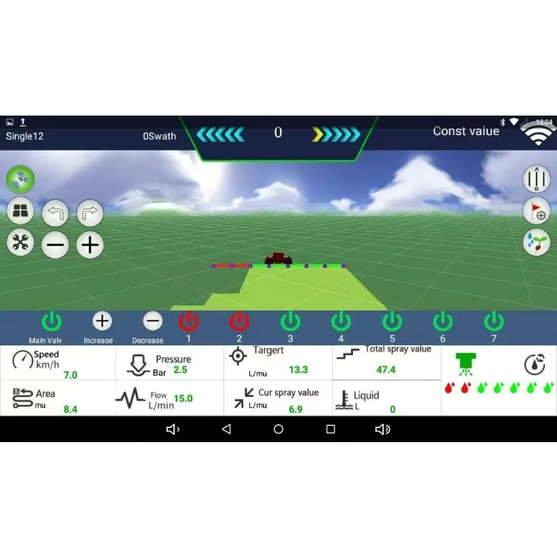 Variable Rate Spraying Control System For Agricultural Boom Sprayer(5 Section)