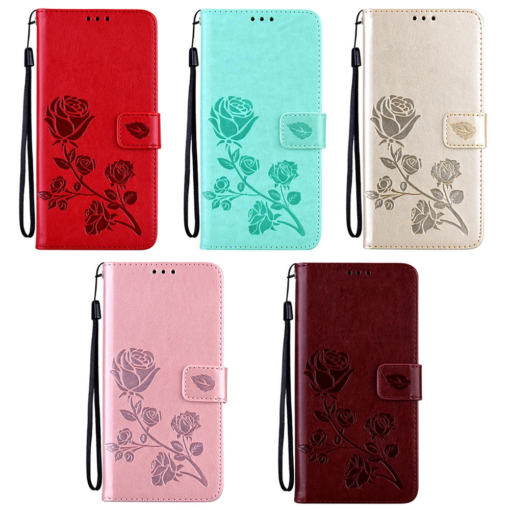 Etui na telefon komórkowy REDMI NOTE 11 PRO PLUS Etui ze skóry PU 3D Rose Eleganckie etui z klapką na telefon komórkowy REDMI NOTE 11T 11S