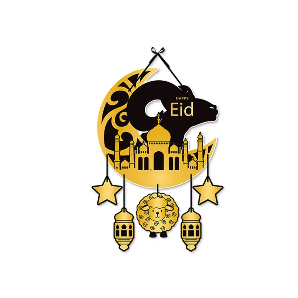 Ramadan Hanging Pendant Moon Festival Decorative Eid Supplies Decor Mubarak Home Party Accessories Door Hanging L9v1