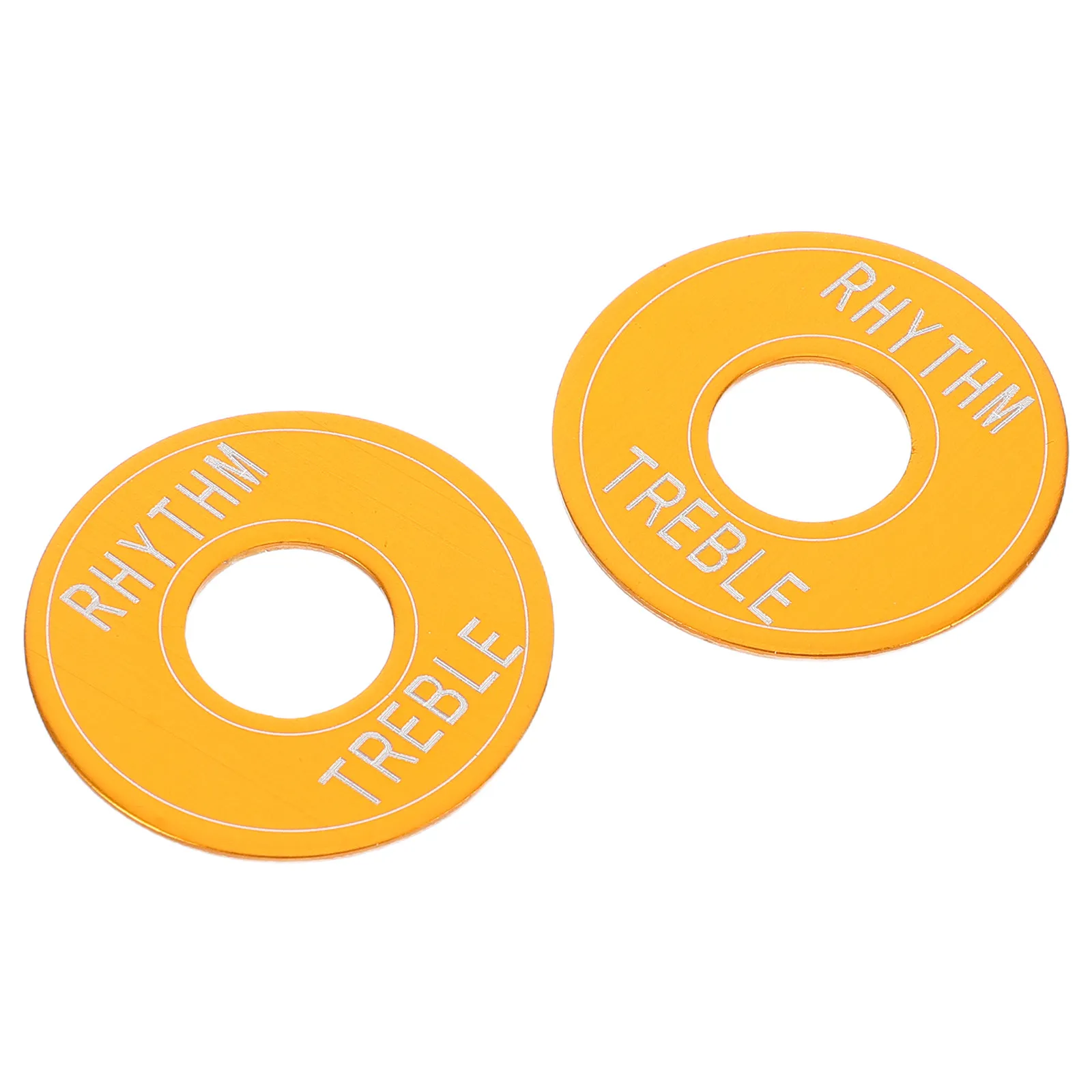 2Pcs 13Mm Gold Guitar Switch Ring Plate Rhythm Treble Washer Rings for Electric Guitar Parts Musical Instrument Accessories
