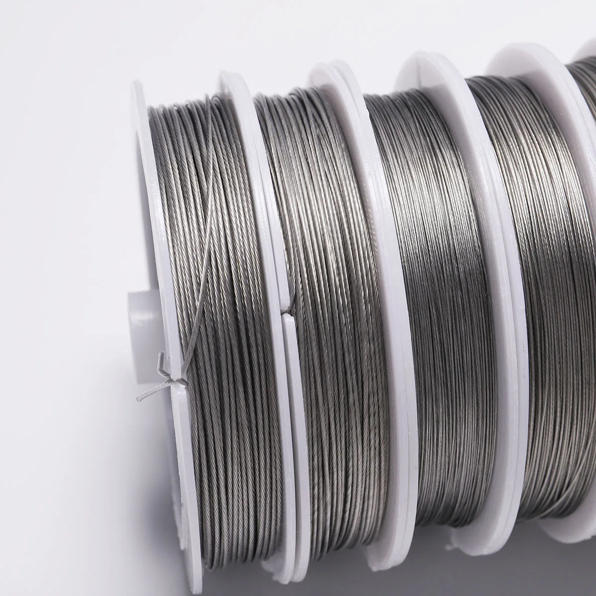 1 Roll Steel Wire Rope 0.3/0.38/0.45/0.5/0.6/0.7/0.8/1.0mm Stainless Steel Wire Cords for DIY Jewelry Making Accessories image 2