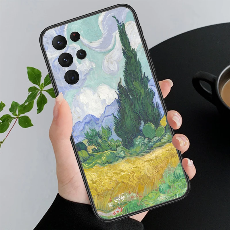 

Phone Case for Samsung Galaxy A35 A55 A54 A15 A25 A05s A05 A22 A24 A52 A33 A34 M34 M14 M54 M23 Vincent van Gogh Flower Painting