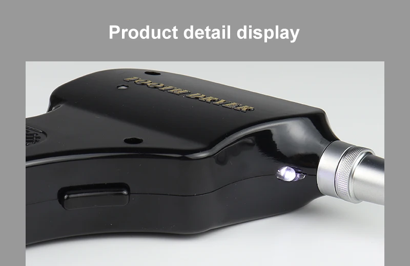 VVDental Zahntrockner für Zahnoberflächen, Dental-Labor Kaltluft-Zahntrockner mit LED-Licht und autoklavierbaren Düsen – Detail 8